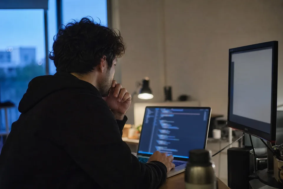Backend developer testing an API integration
